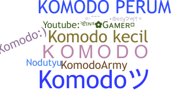 Apodo - Komodo