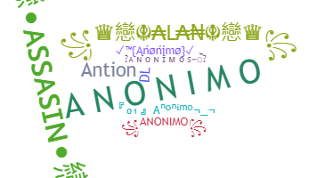 Apodo - Anonimo