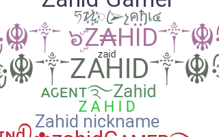 Apodo - Zahid