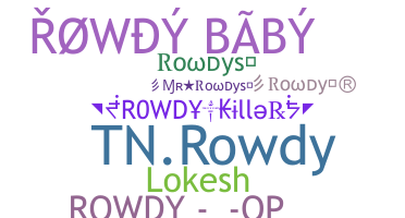 Apodo - Rowdys