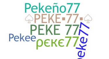 Apodo - Peke77