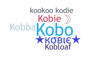 Apodo - Kobie