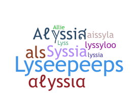 Apodo - Alyssia