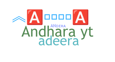 Apodo - Andera