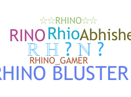 Apodo - Rhino