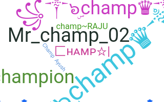 Apodo - Champ