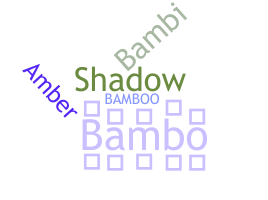 Apodo - Bambo
