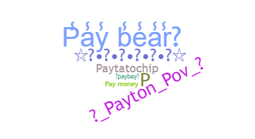 Apodo - Payton
