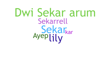 Apodo - Sekar