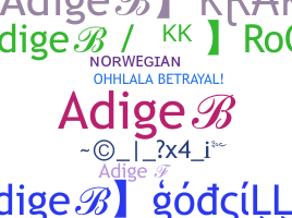 Apodo - adige