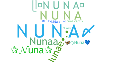 Apodo - Nuna