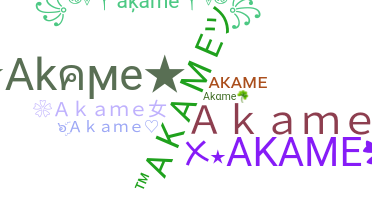 Apodo - Akame