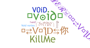 Apodo - void