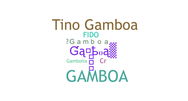 Apodo - Gamboa
