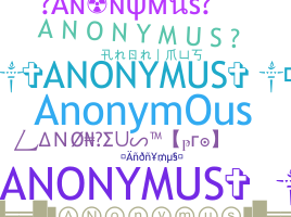 Apodo - Anonymus