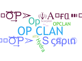 Apodo - OpClan