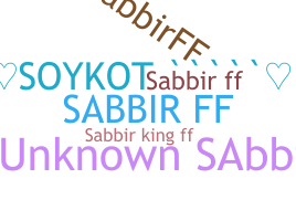 Apodo - SabbirFf