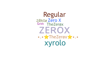 Apodo - ZeroX