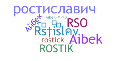 Apodo - Rostislav