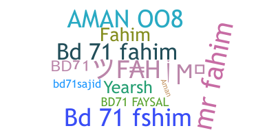 Apodo - Bd71Fahim