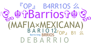 Apodo - Barrios
