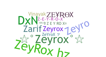 Apodo - ZeyRoX