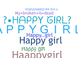 Apodo - happygirl