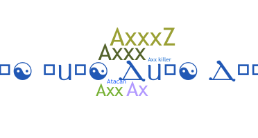 Apodo - axx