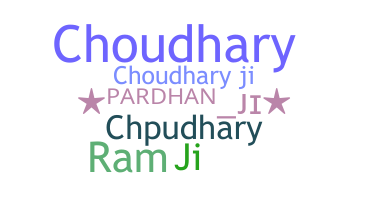 Apodo - Choudharyji