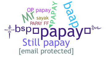 Apodo - Papay