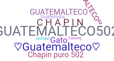 Apodo - Guatemalteco