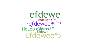 Apodo - efdewee45