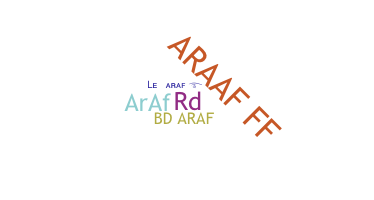 Apodo - araf
