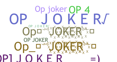 Apodo - OPJOKER