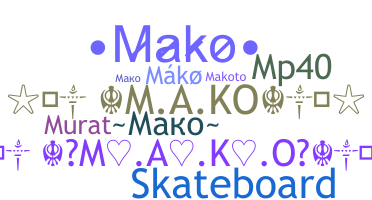 Apodo - Mako