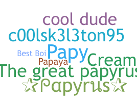 Apodo - papyrus