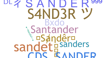 Apodo - Sander