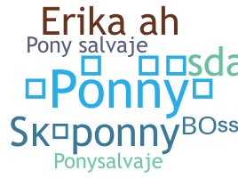 Apodo - Ponny