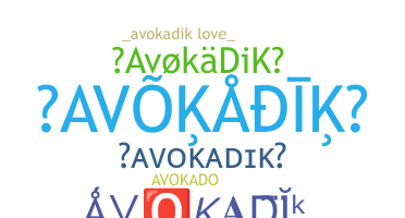 Apodo - avokadik