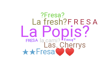 Apodo - Fresa