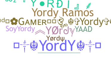 Apodo - Yordy