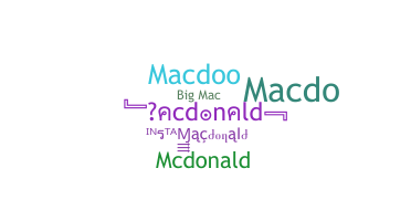 Apodo - Macdonald