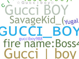 Apodo - gucciboy