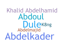 Apodo - Abdel