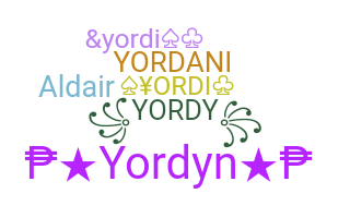 Apodo - Yordi