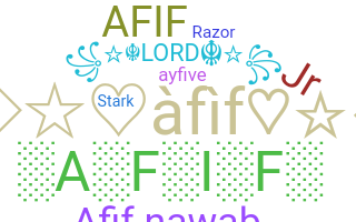 Apodo - afif