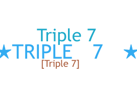 Apodo - Triple7