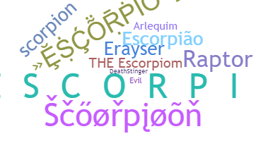 Apodo - escorpion