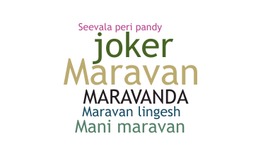 Apodo - maravan