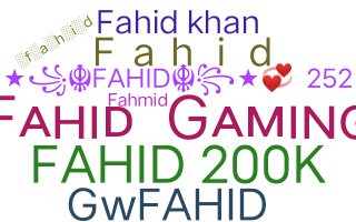Apodo - Fahid